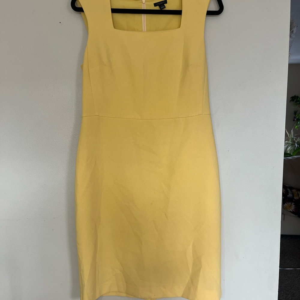 Ann Taylor Factory Yellow Mini Dress